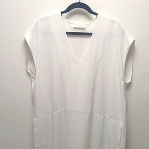 everlane white Japanese style dress